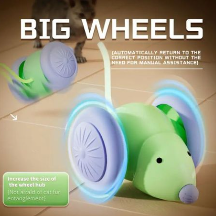 Interactive, Automatic Cat Toy Mouse