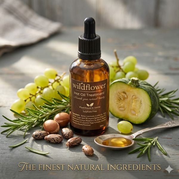 Wildflower Hot Oil Treatment - finest natural ingredients