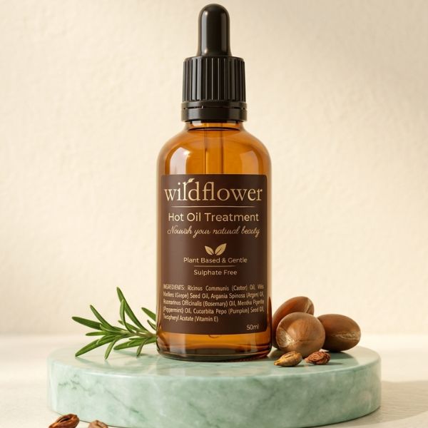 Wildflower Hot Oil Treatment - argan oil ingredients