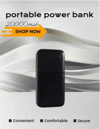 10,000mAh Power Bank - lifestyle shot