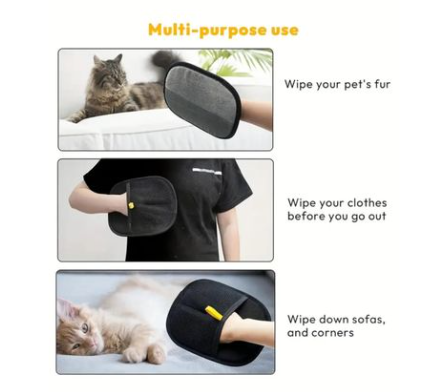 Multi-purpose use - fur, clothes, and sofas